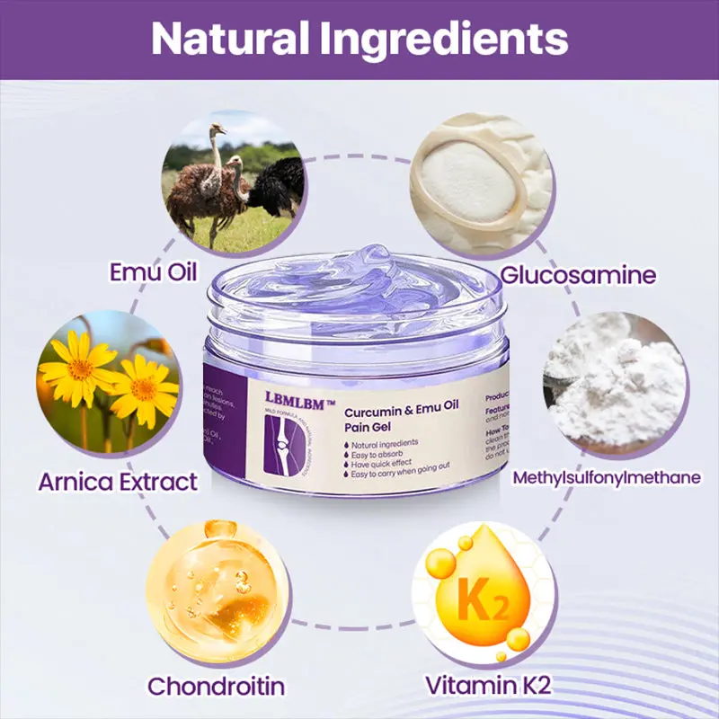 LBMLBM™ Curcumin & Emu Oil Pain Gel