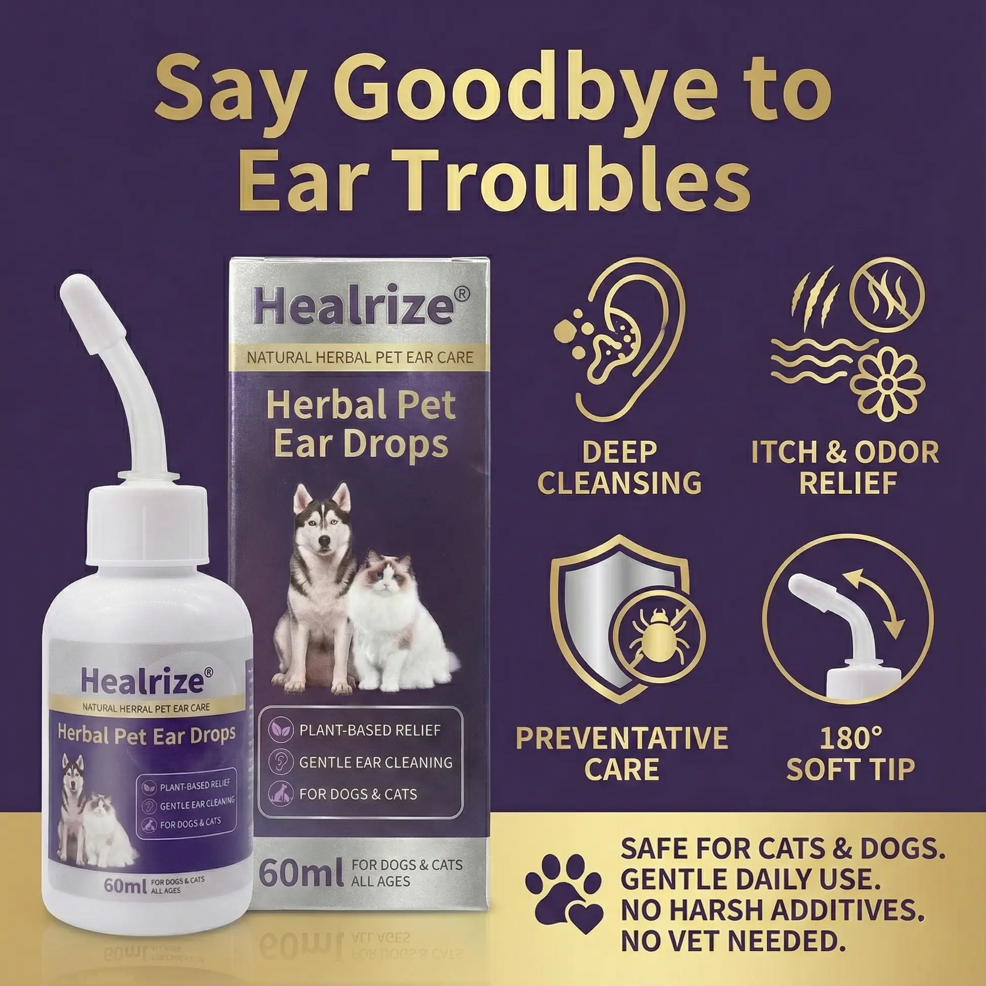 LBMLBM™ Herbal Pet Ear Drops