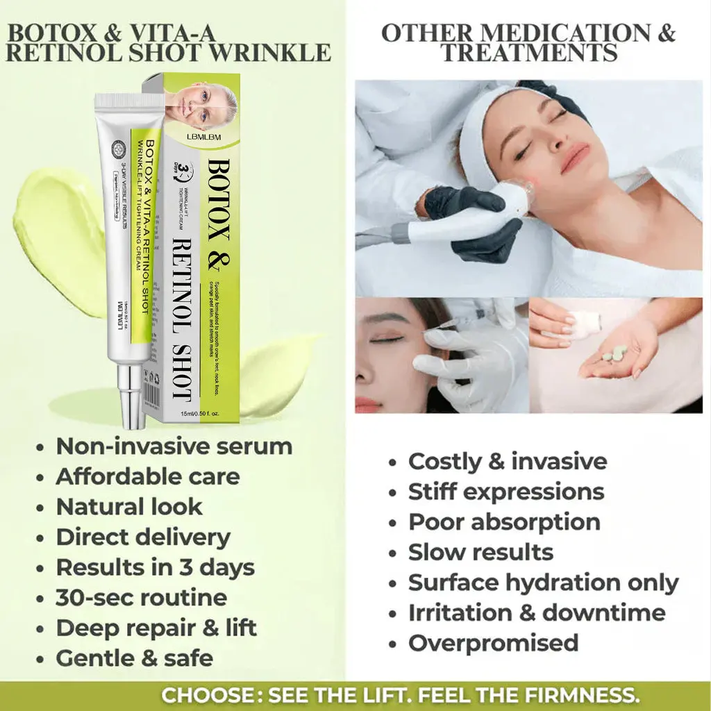 LBMLBM® Advanced Peptide Botox-Style Vita-A Retinol Lifting Renewal Cream Today Only 70 OFF